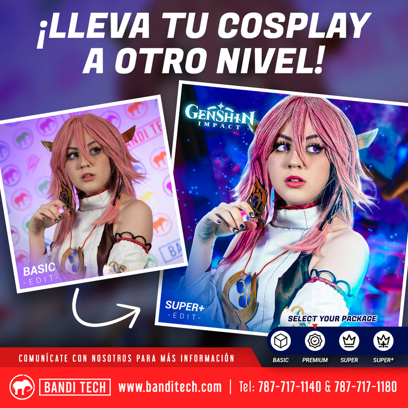 Lleva tu cosplay a otro nivel - Photo Editing by Bandi Tech!